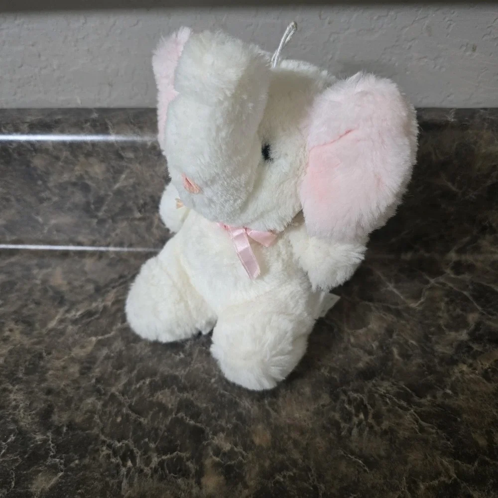 EUC VTG Eden Plush Pink Elephant 7
